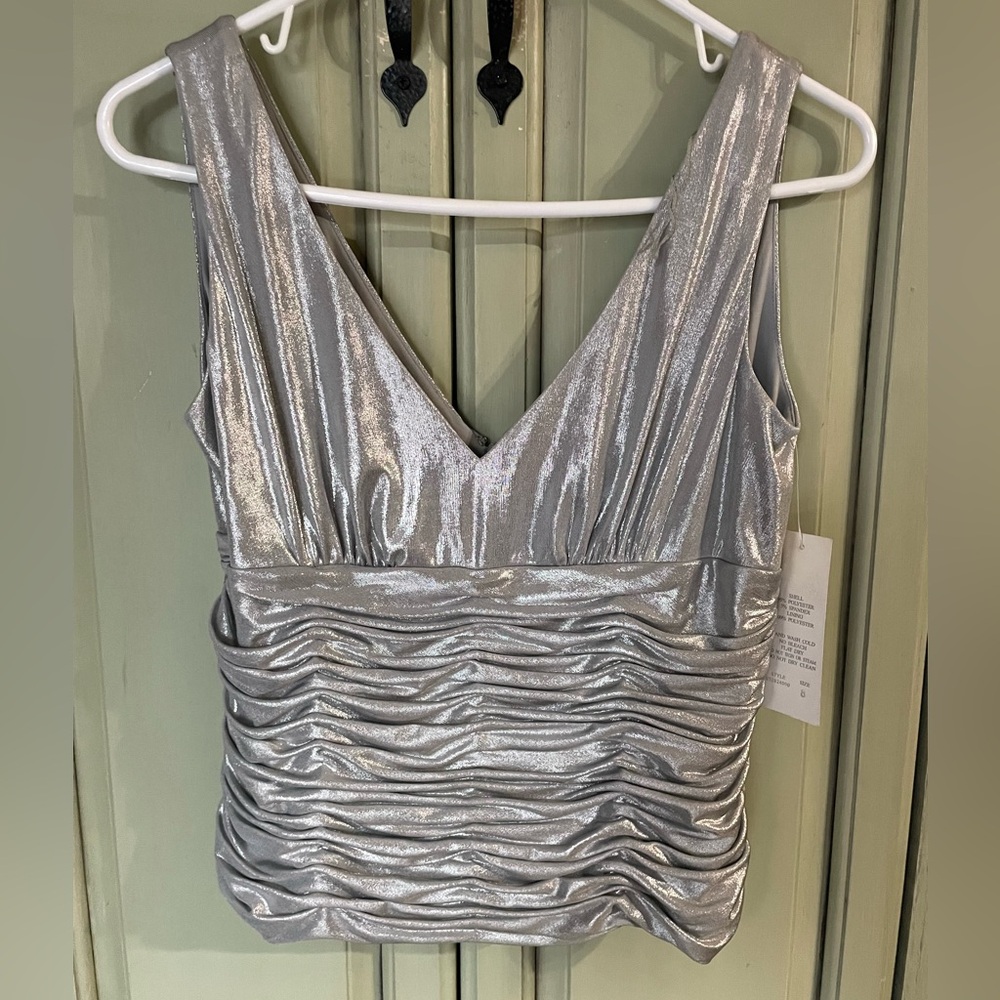 NWT Adrianna Papell evening essentials top 8